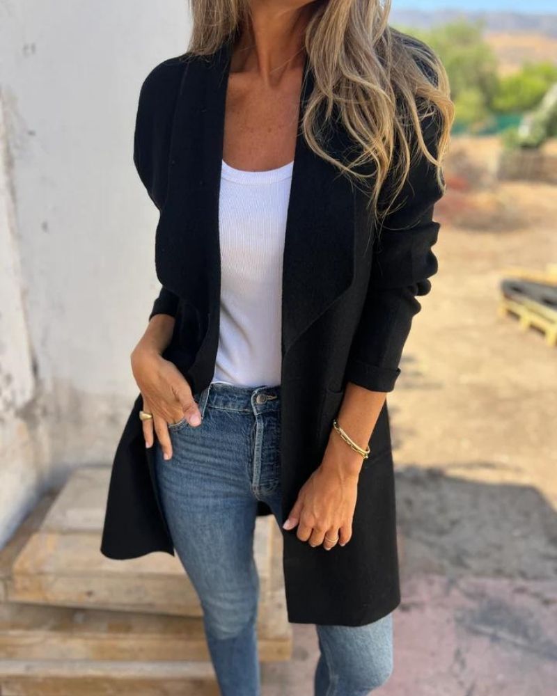 MILENA™ | LAPELLED CASUAL CARDIGAN