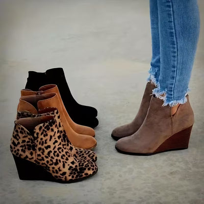ANNA AUTUMN BOOTS - Wedge Heel & Wide-Fit