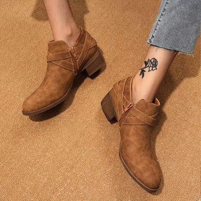 ISALINE™ WOMEN'S ORTHOPEDIC SIDE ZIPPER BOOTS