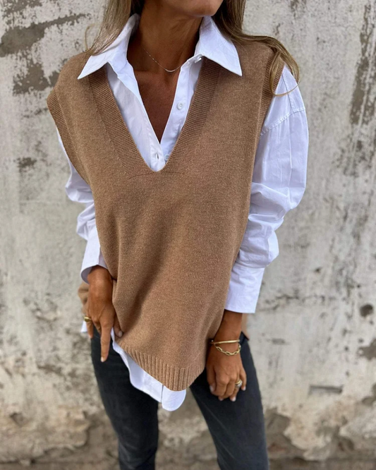 THEA™ | KNITTED LAYERING GILET