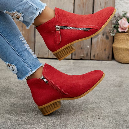 CILARA AUTUMN BOOTS - Pointed Toe & Mid-Heel