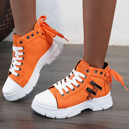 PAIGE™ WOMEN'S HIGH-TOP CANVAS SNEAKERS