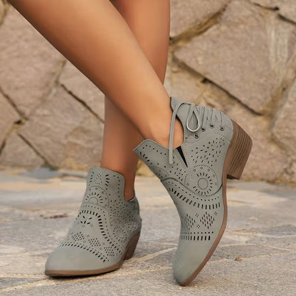 KORAS™ WOMEN'S HOLLOW-OUT PERSONALITY BOOTS