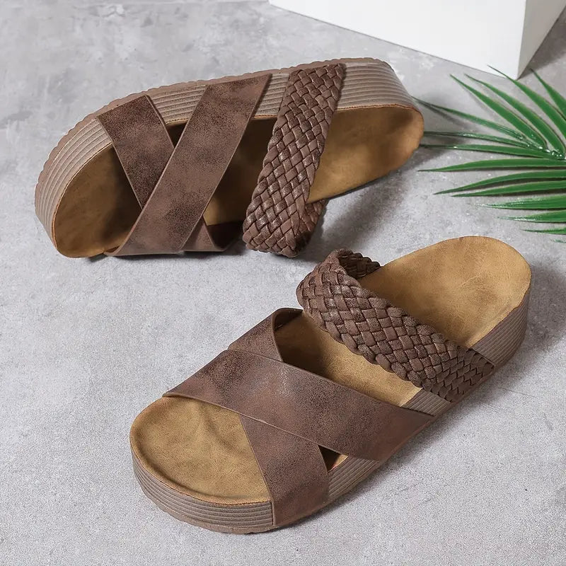 SHAEL™ WOMEN'S PLATFORM SLIDE SANDALS