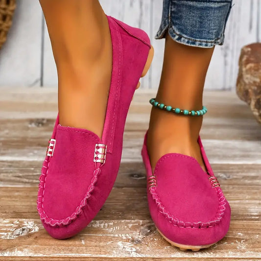 ELSWYN™ WOMEN'S CHIC METAL DECOR LOAFERS