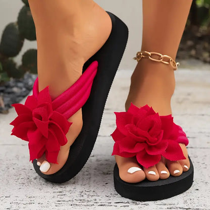 REYNA™ WOMEN'S FLORAL EMBELLISHED FLIP-FLOPS