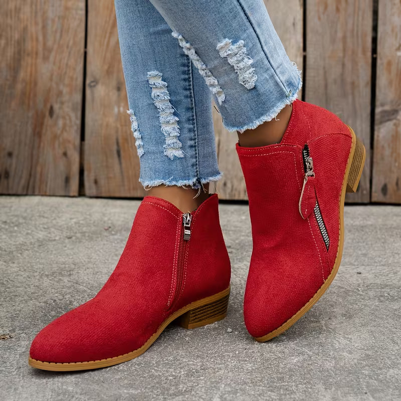 CILARA AUTUMN BOOTS - Pointed Toe & Mid-Heel