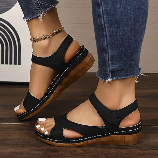 ANIKA™ WOMEN'S OPEN-TOE CASUAL WEDGE SANDALS