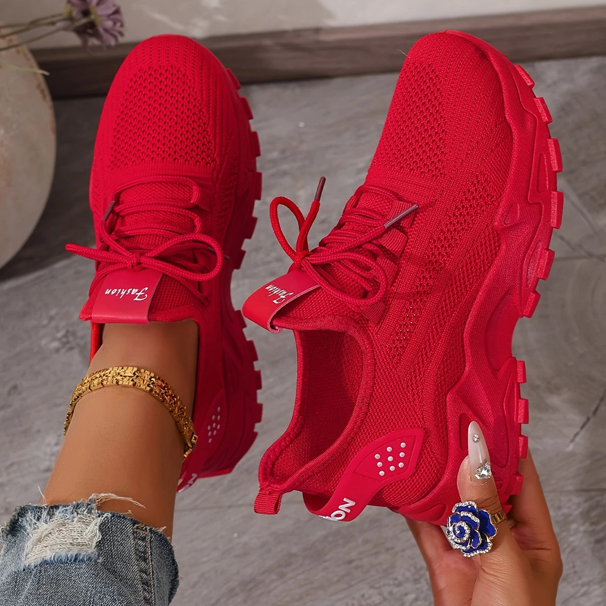 SOPHIE™ WOMEN'S BREATHABLE KNIT ORTHOPEDIC SNEAKERS