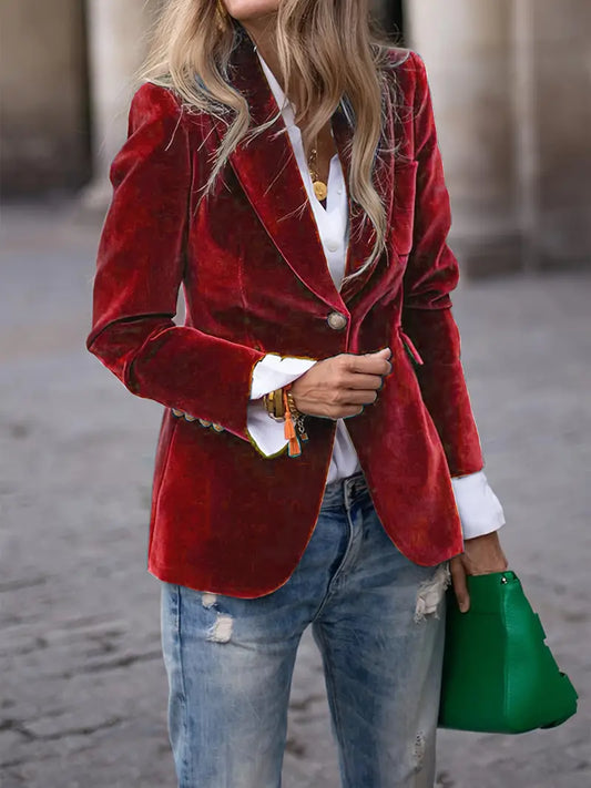 VALÉRIA™ VELVET BLAZER