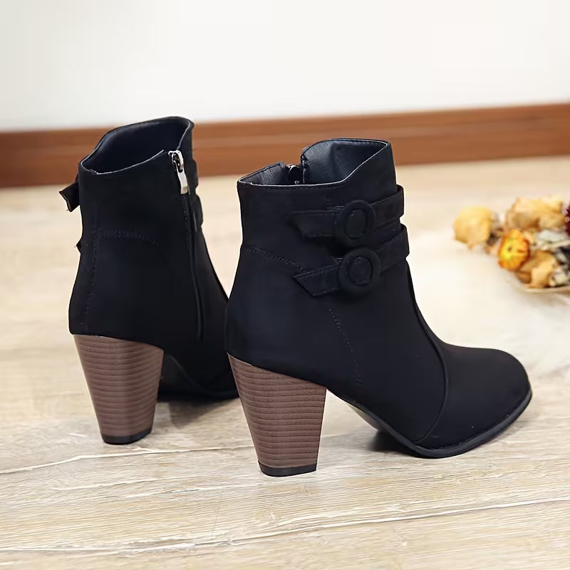 STELLA™ WOMEN'S FASHION HEELED ANKLE BOOTS