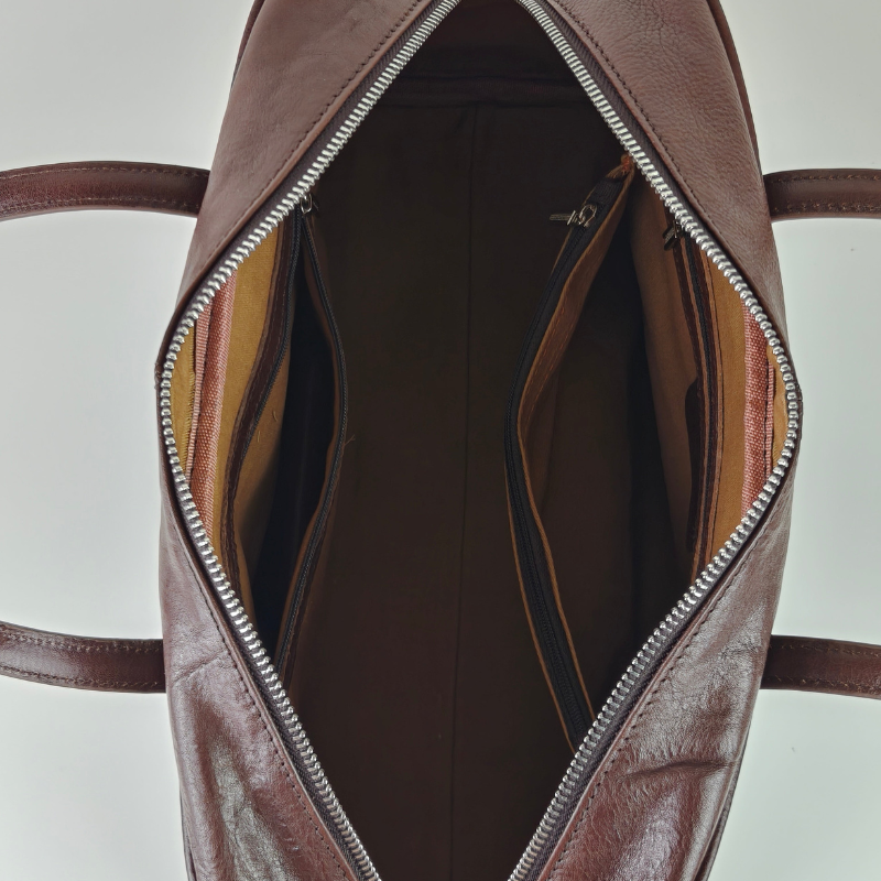 ADELINA AUTUMN TOTE BAG - Structured Flor Leather