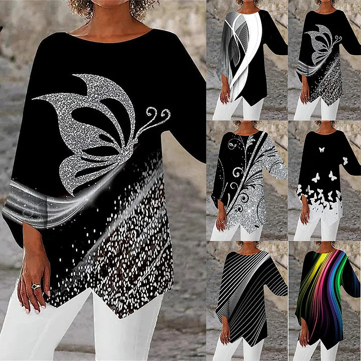 Alayah Button Up Blouse | Elegant Long Sleeve Top for Women