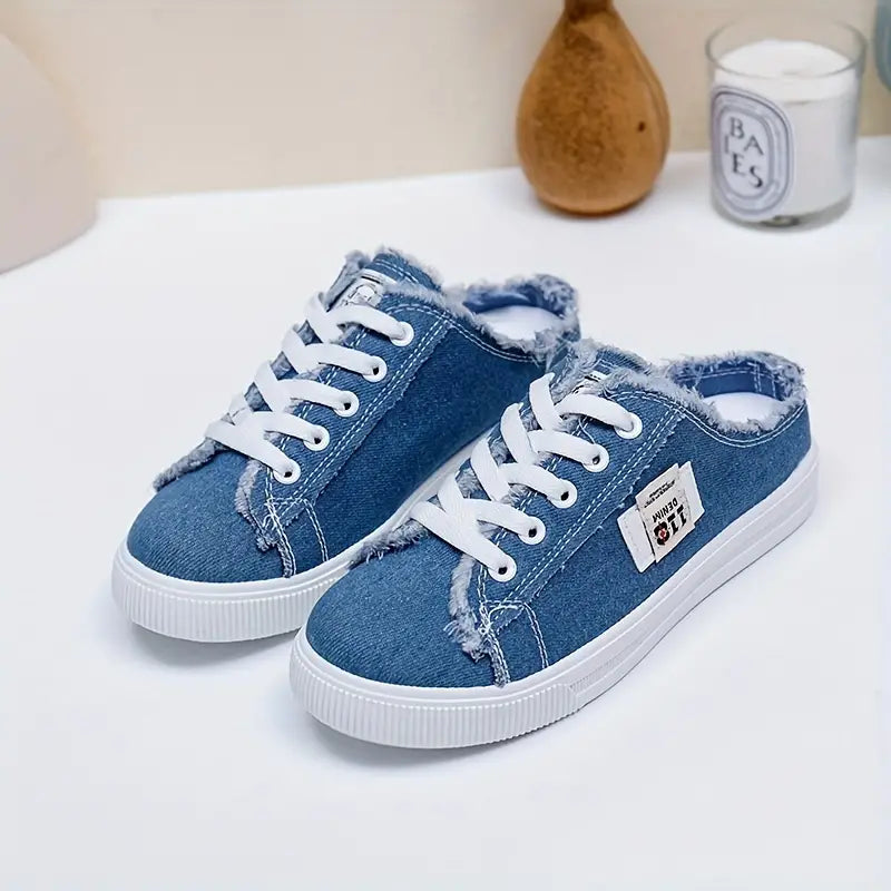 ELARA™ TRENDY SLIP-ON WATERPROOF CANVAS SHOES