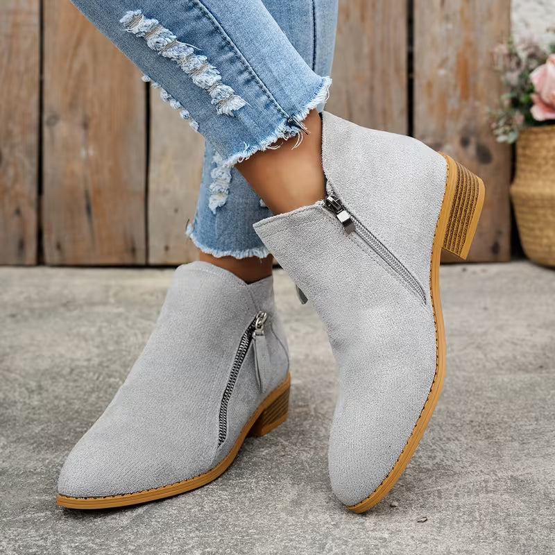 CILARA AUTUMN BOOTS - Pointed Toe & Mid-Heel