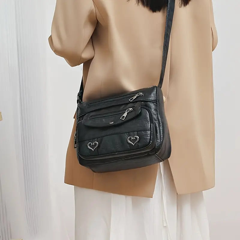 CELESTE™ QUILTED MESSENGER CROSSBODY BAG