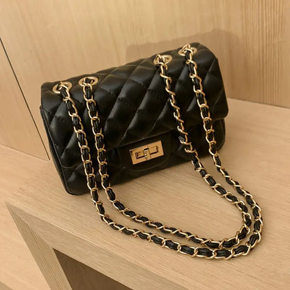 VIVIENNE™ LUXURY ARGYLE QUILTED CROSSBODY BAG