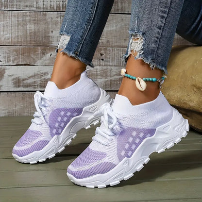 KENZIE™ WOMEN'S BREATHABLE KNIT SNEAKERS