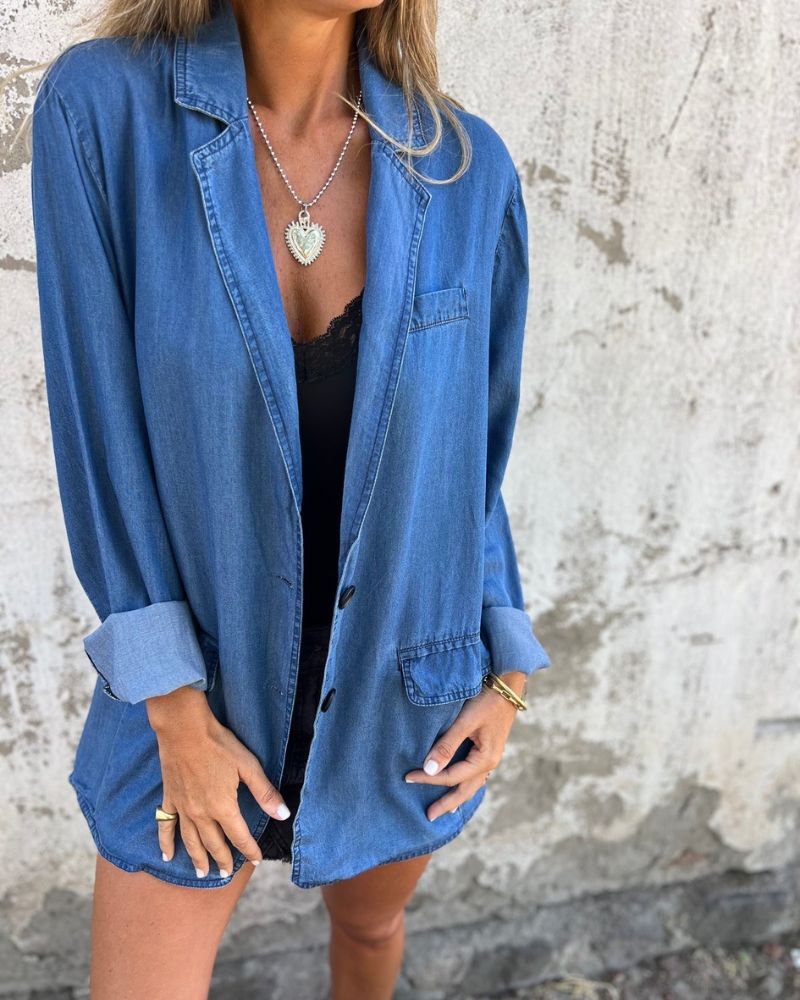 ROWENA™ | RELAXED DENIM BLAZER
