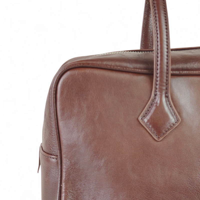 ADELINA AUTUMN TOTE BAG - Structured Flor Leather