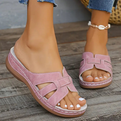 JOYA™ WOMEN'S OPEN-TOE WEDGE HEEL SANDALS
