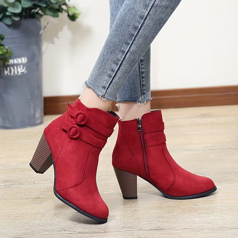 STELLA™ WOMEN'S FASHION HEELED ANKLE BOOTS