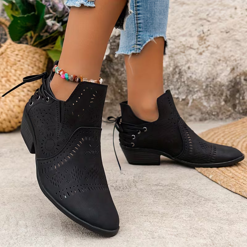 KORAS™ WOMEN'S HOLLOW-OUT PERSONALITY BOOTS