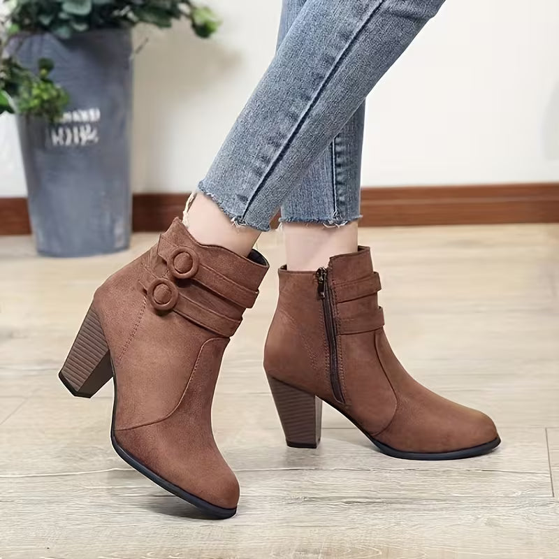 STELLA™ WOMEN'S FASHION HEELED ANKLE BOOTS
