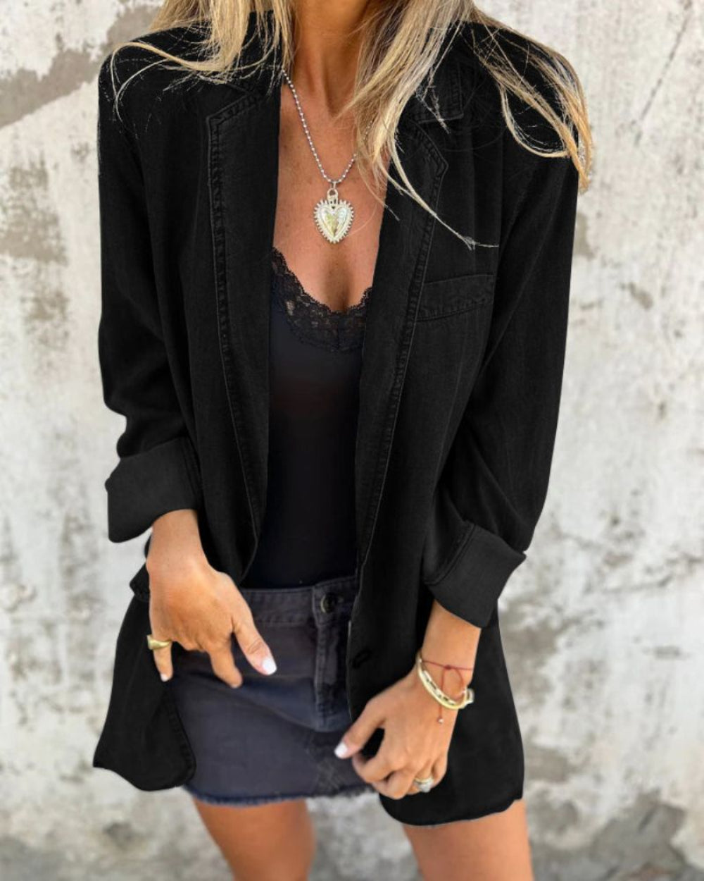 ROWENA™ | RELAXED DENIM BLAZER
