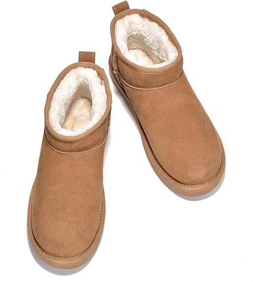 DREAM PAIRS WOMEN'S ANKLE WINTER MINI BOOTS