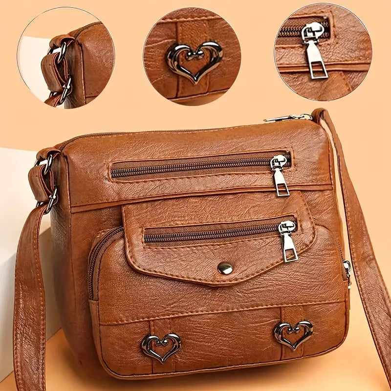 CELESTE™ QUILTED MESSENGER CROSSBODY BAG