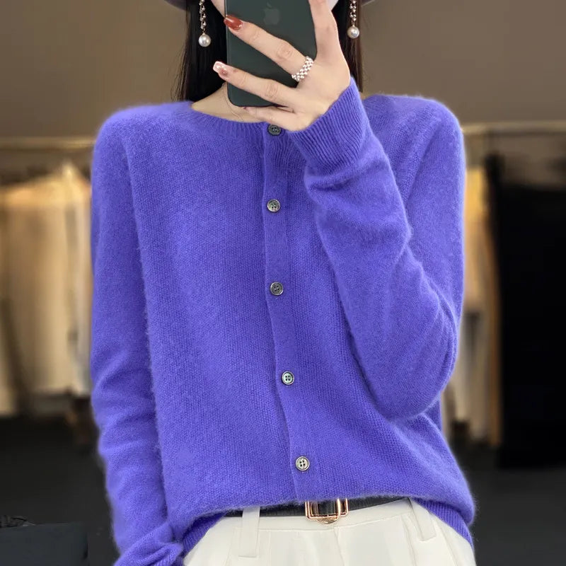 LARA™ | MERINO WOOL CARDIGAN