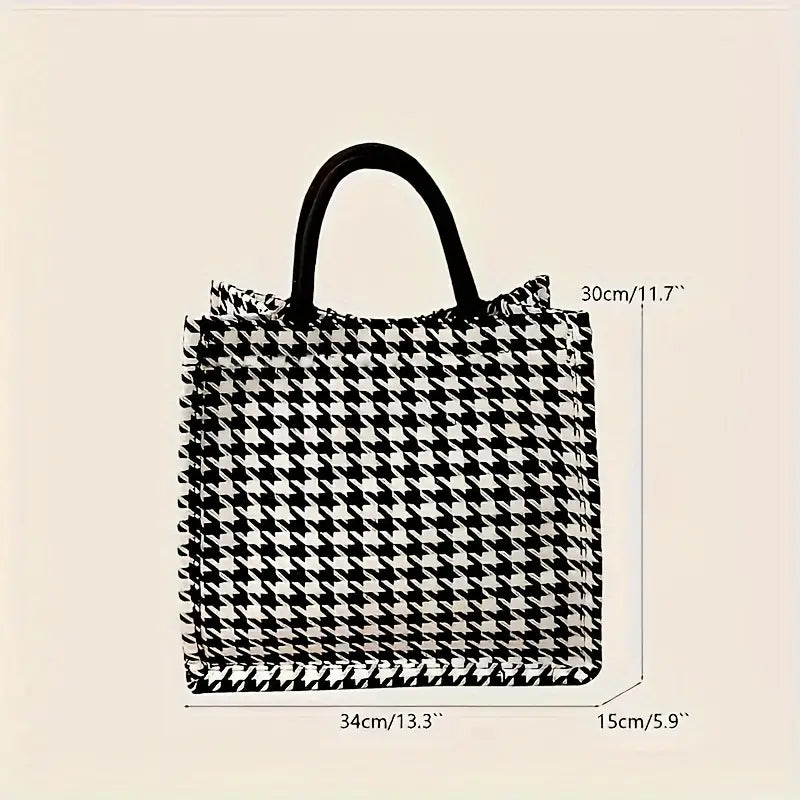 MAYA™ CHECKERED TOTE BAG