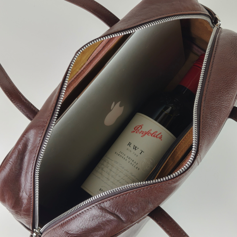 ADELINA AUTUMN TOTE BAG - Structured Flor Leather