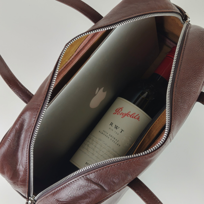 ADELINA AUTUMN TOTE BAG - Structured Flor Leather