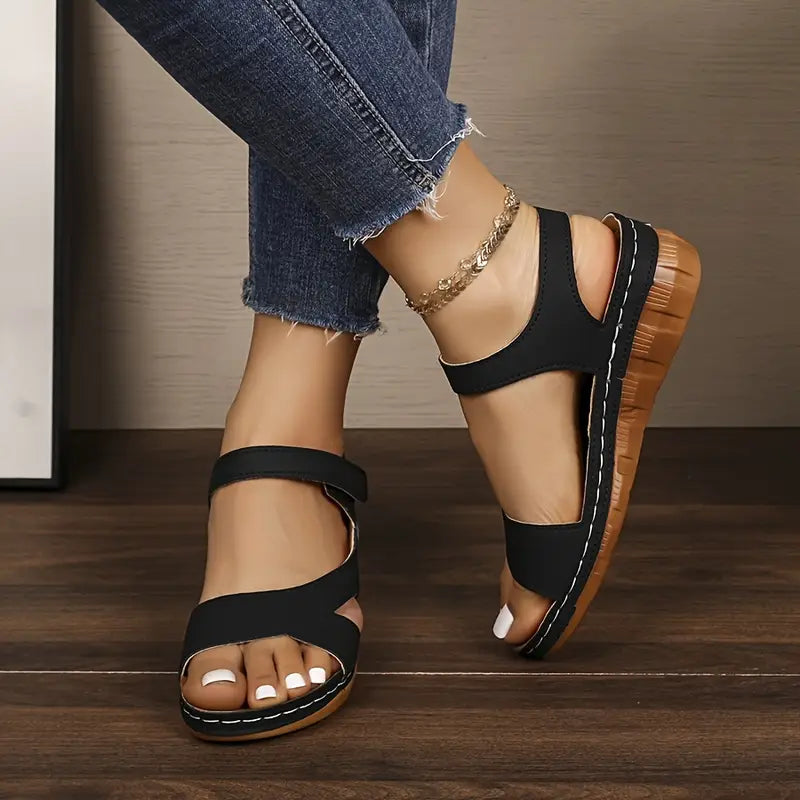 ANIKA™ WOMEN'S OPEN-TOE CASUAL WEDGE SANDALS