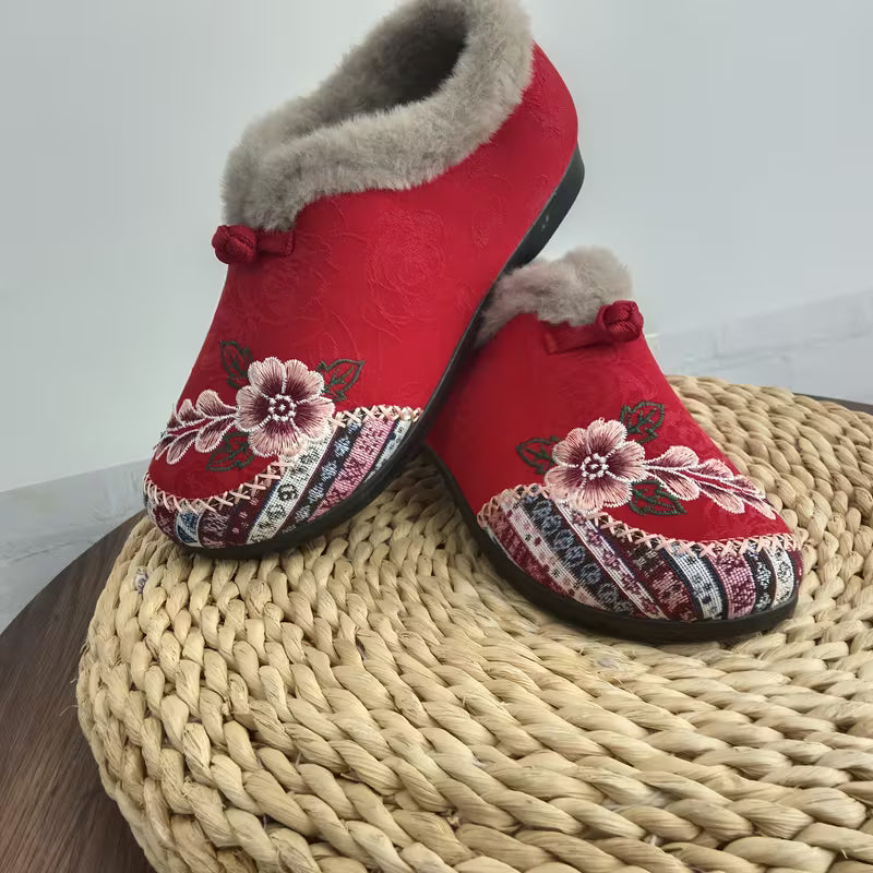 ROWANA™ WOMEN'S FLORAL DESIGN LIGHTWEIGHT ANKLE BOOTS