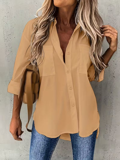 MARLEY™ | CASUAL LONG SLEEVE BUTTON-UP SHIRT
