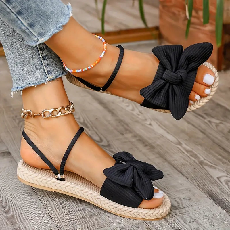 QUAIRADING™ WOMEN'S BOWKNOT DECOR SLIDE SANDALS