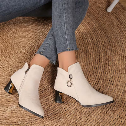 NEVE™ WOMEN'S POINTED TOE CHELSEA ANKLE BOOTS