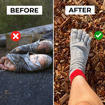 ADVENTURE BAREFOOT SOCKS – ONE SIZE, FLEXIBLE FIT FOR ALL