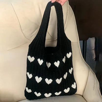 SARAH™ LOVE HEART PATTERN TOTE BAG