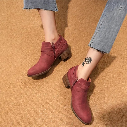 ISALINE™ WOMEN'S ORTHOPEDIC SIDE ZIPPER BOOTS