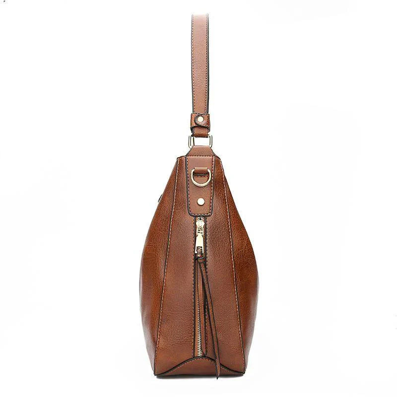 GENEVIEVE AUTUMN HOBO BAG - Anti-Theft & Luxury Leather