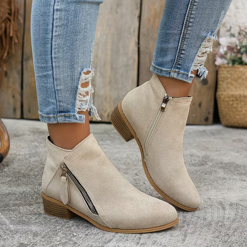 CILARA AUTUMN BOOTS - Pointed Toe & Mid-Heel