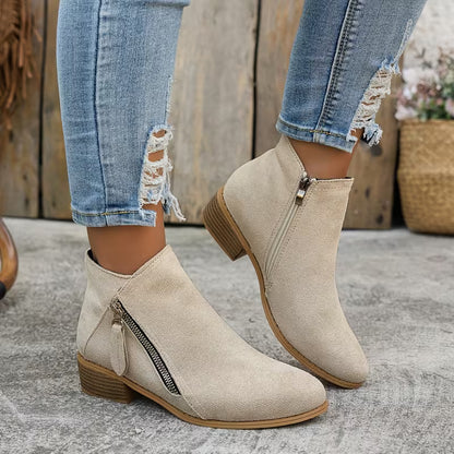 CILARA AUTUMN BOOTS - Pointed Toe & Mid-Heel