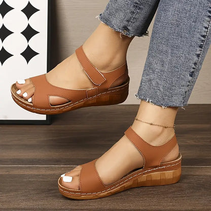 ANIKA™ WOMEN'S OPEN-TOE CASUAL WEDGE SANDALS