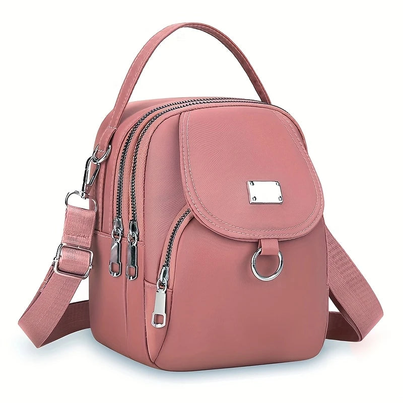 MODA CARRY™ — WOMEN’S OXFORD CLOTH MESSENGER BAG