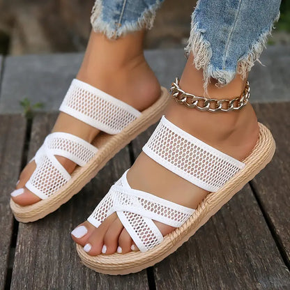 LONANA™ WOMEN'S MESH SLIP-ON COMFY SANDALS