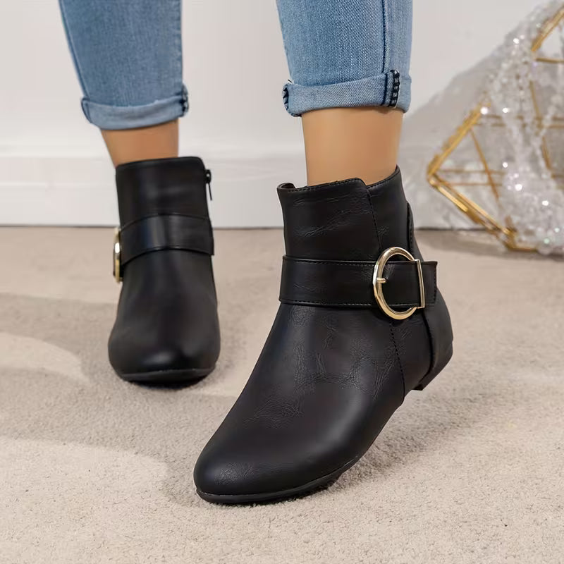 BONNIE™ WOMEN'S FLAT ORTHOPEDIC ANKLE BOOTS